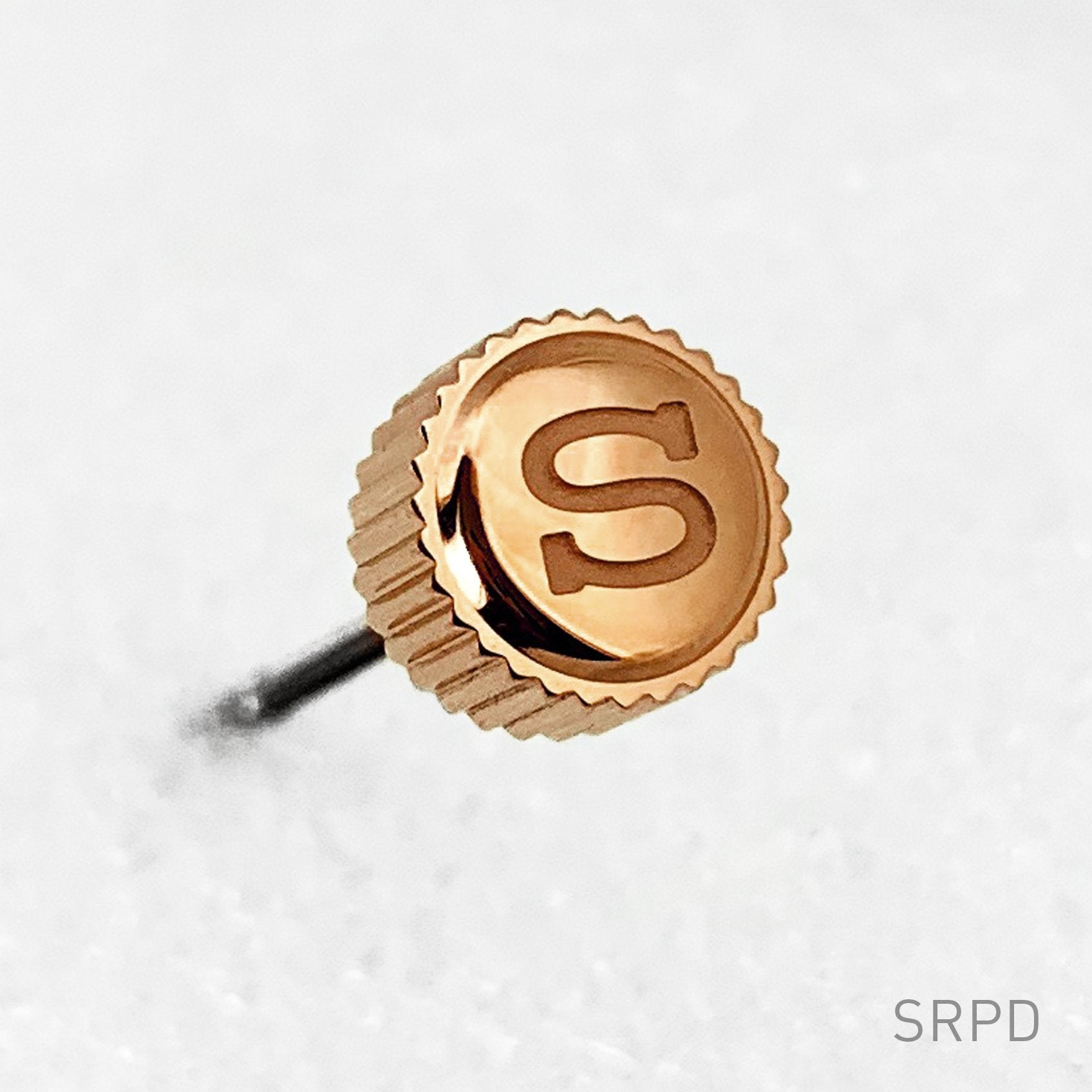 Crown - SRPD - Polished PVD Rose Gold - "S"