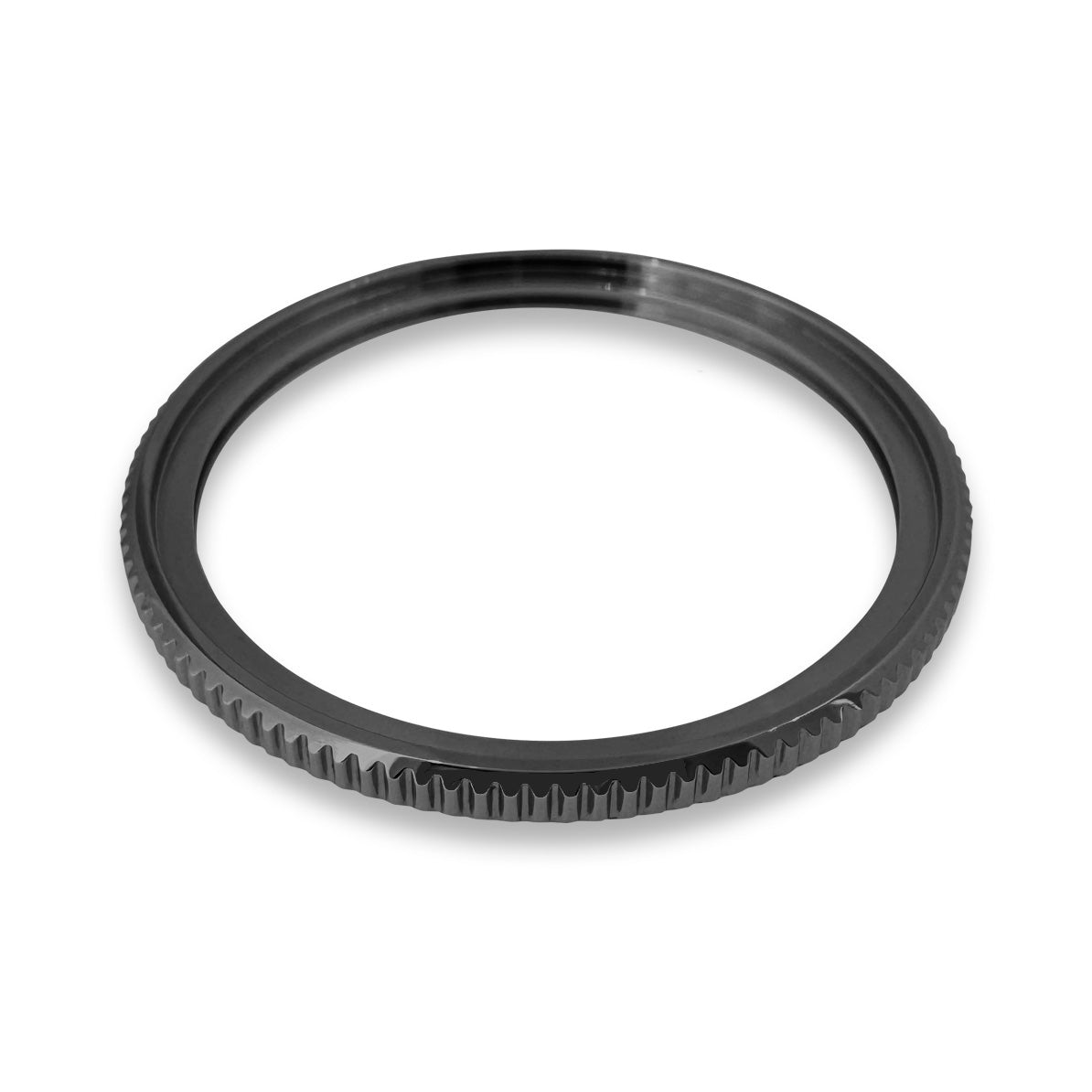 Bezel - SKX007/SRPD Coin Edge Slim - Polished PVD Black