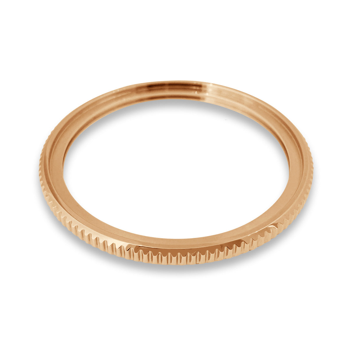 Bezel - SKX007/SRPD Coin Edge Slim - Polished PVD Rose Gold
