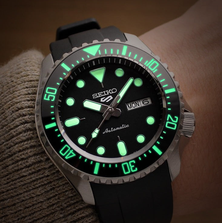 Ceramic Insert - 007 Deep Sea - Luminous Green