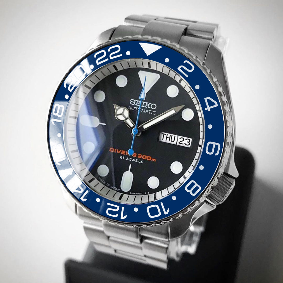 Ceramic Insert - 007 GMT Blue