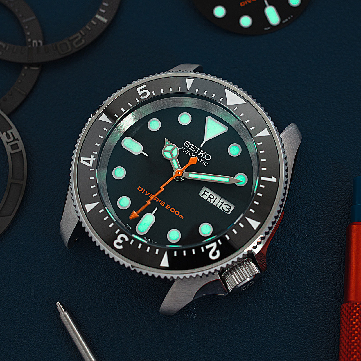 Ceramic Insert 007 MG Black DLW WATCHES - Main Image