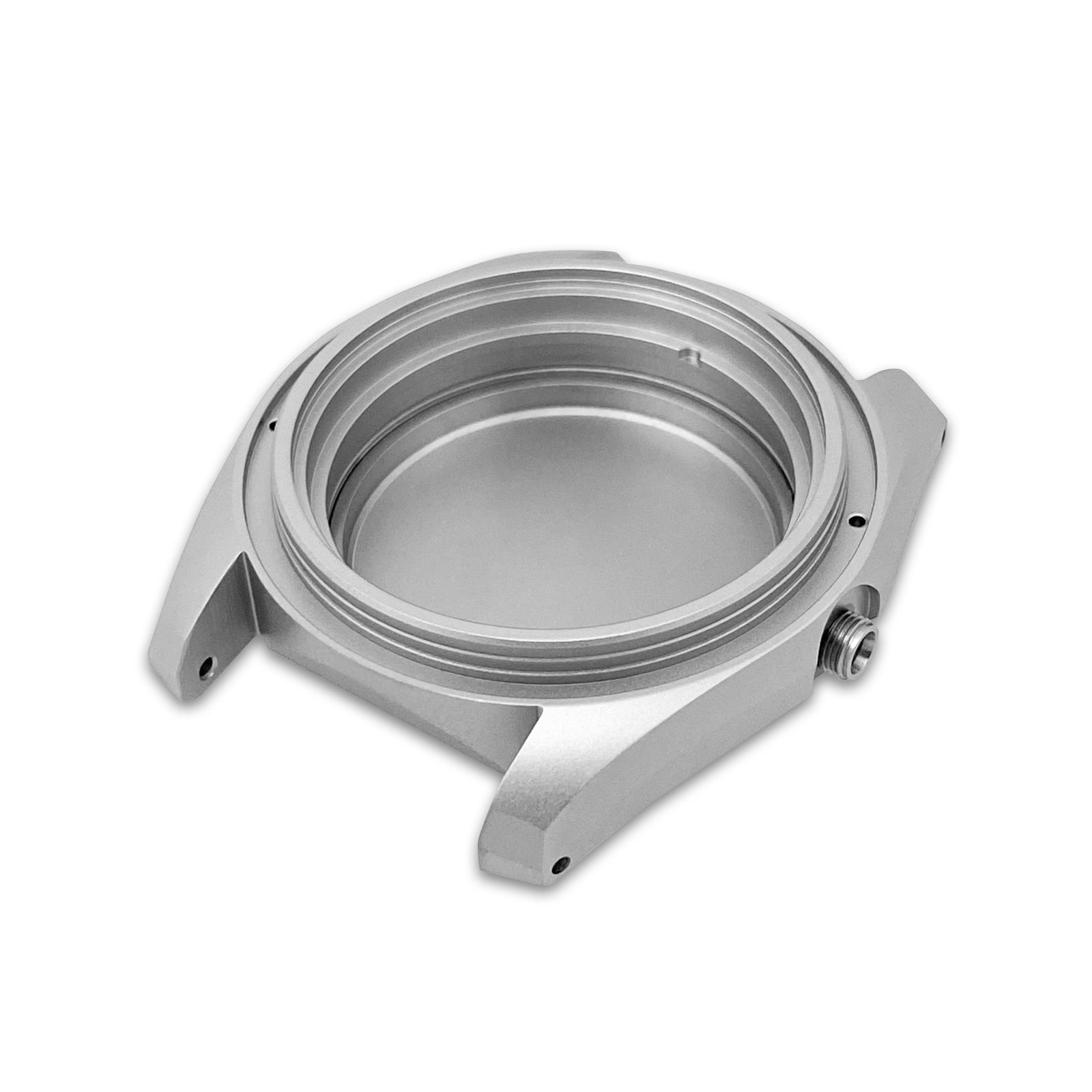 Case - SKX007 MM 3H - Bead Blasted Steel (With Case Back)