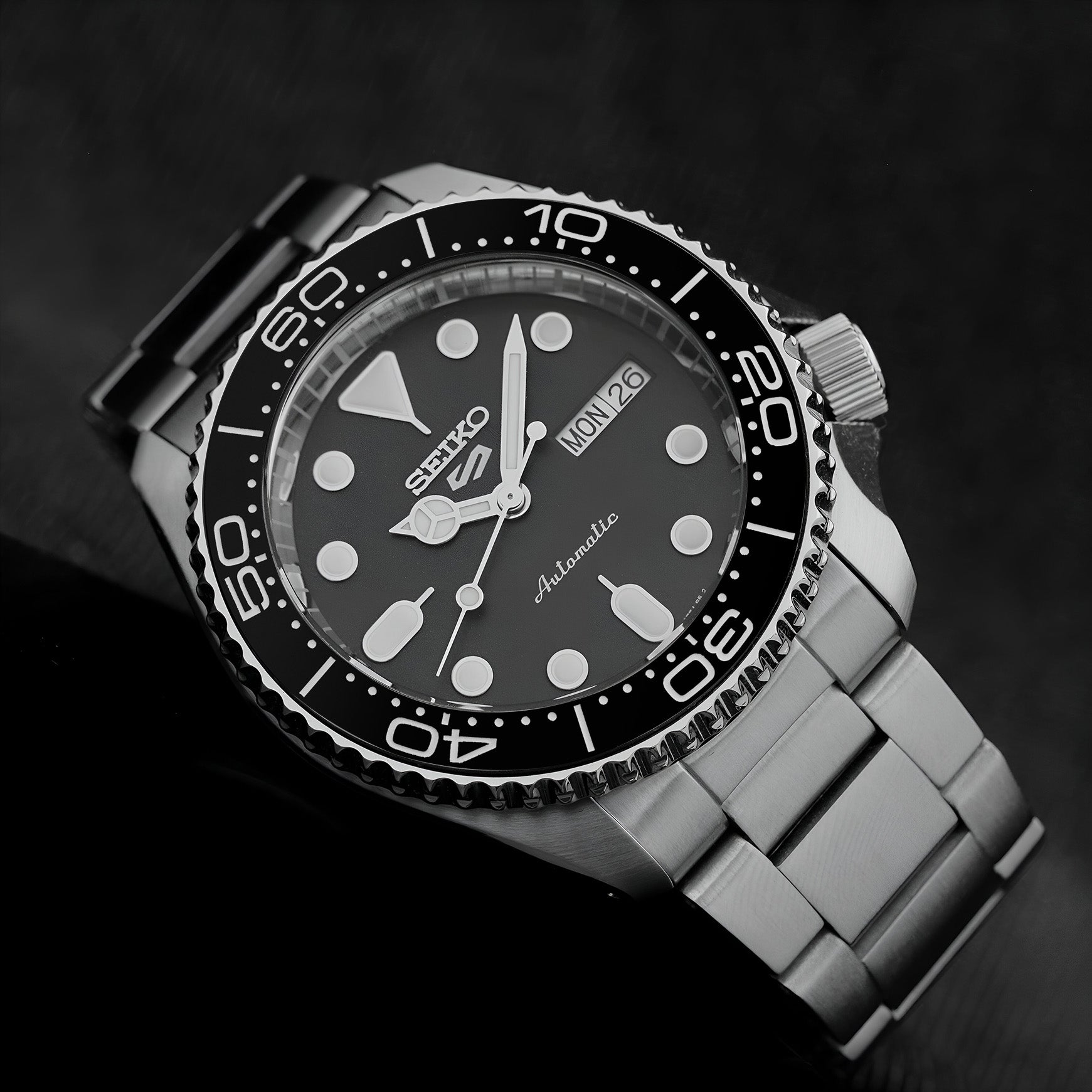 Ceramic Insert - 007 OSM60 Black - DLW WATCHES