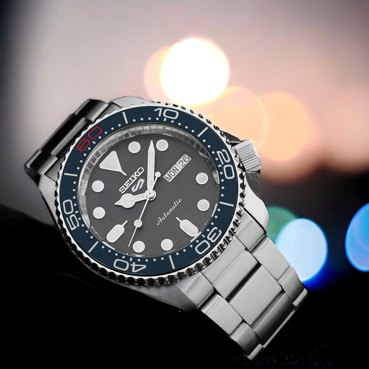 Ceramic Insert - 007 OSM60 Dark Blue Red "60"