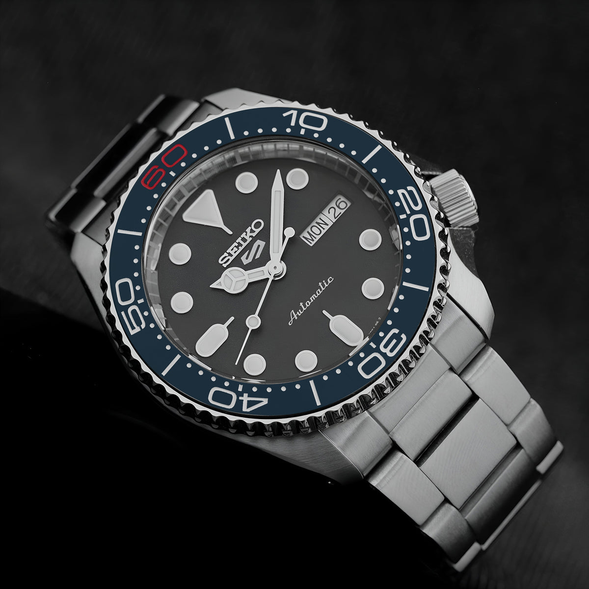 Ceramic Insert - 007 OSM60 Dark Blue Red "60"