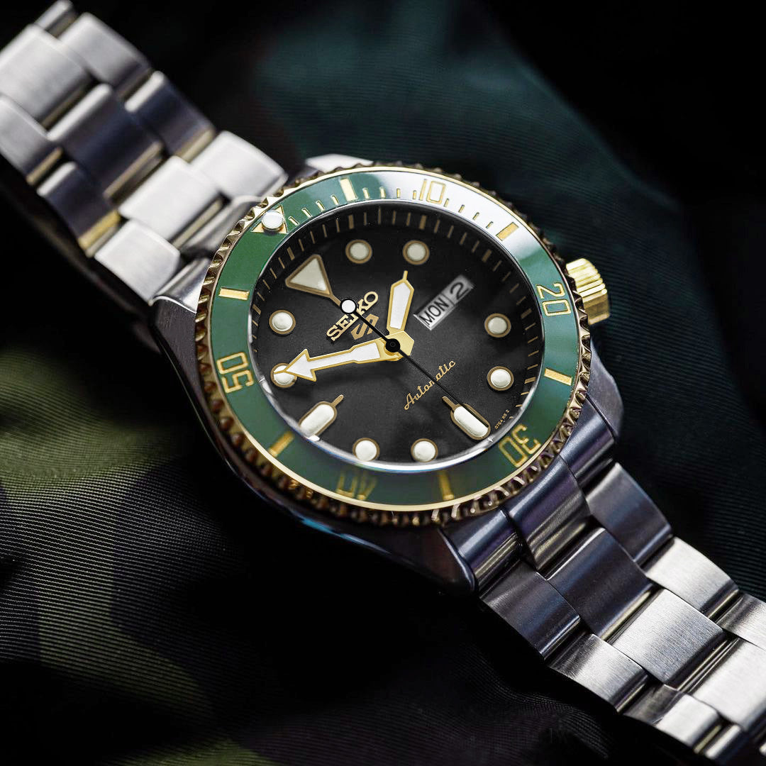 Ceramic Insert - 007 Sub Green X Gold