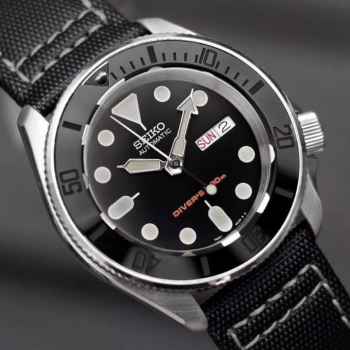 Ceramic Insert - 007 Sub Stealth Black Lume Pip