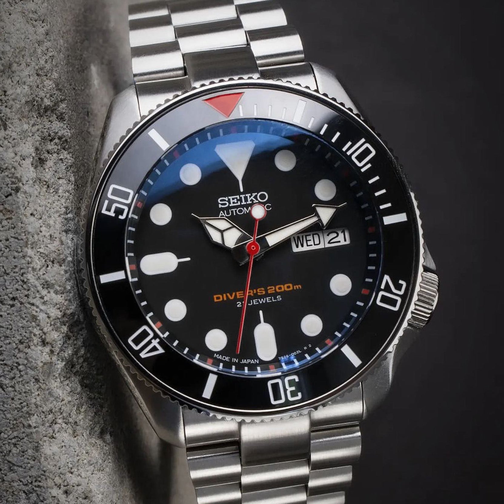 Ceramic Insert - 007 Sub Vintage Black MK3 - DLW WATCHES