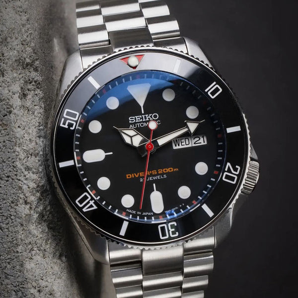 Ceramic Insert - 007 Sub Vintage Black - DLW WATCHES