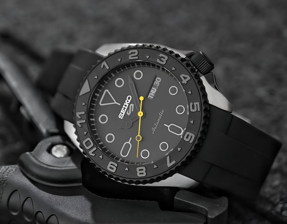 Ceramic Insert - 007 Yacht Master Dual Time Black