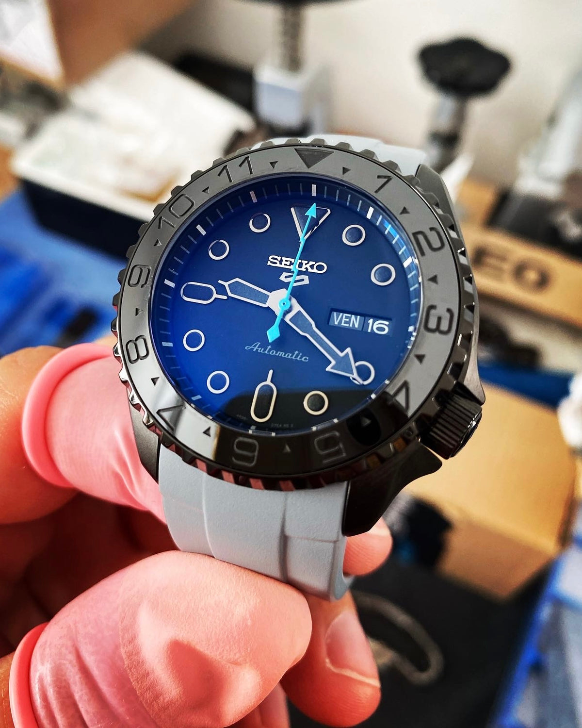 Ceramic Insert - 007 Dual Time Stealth