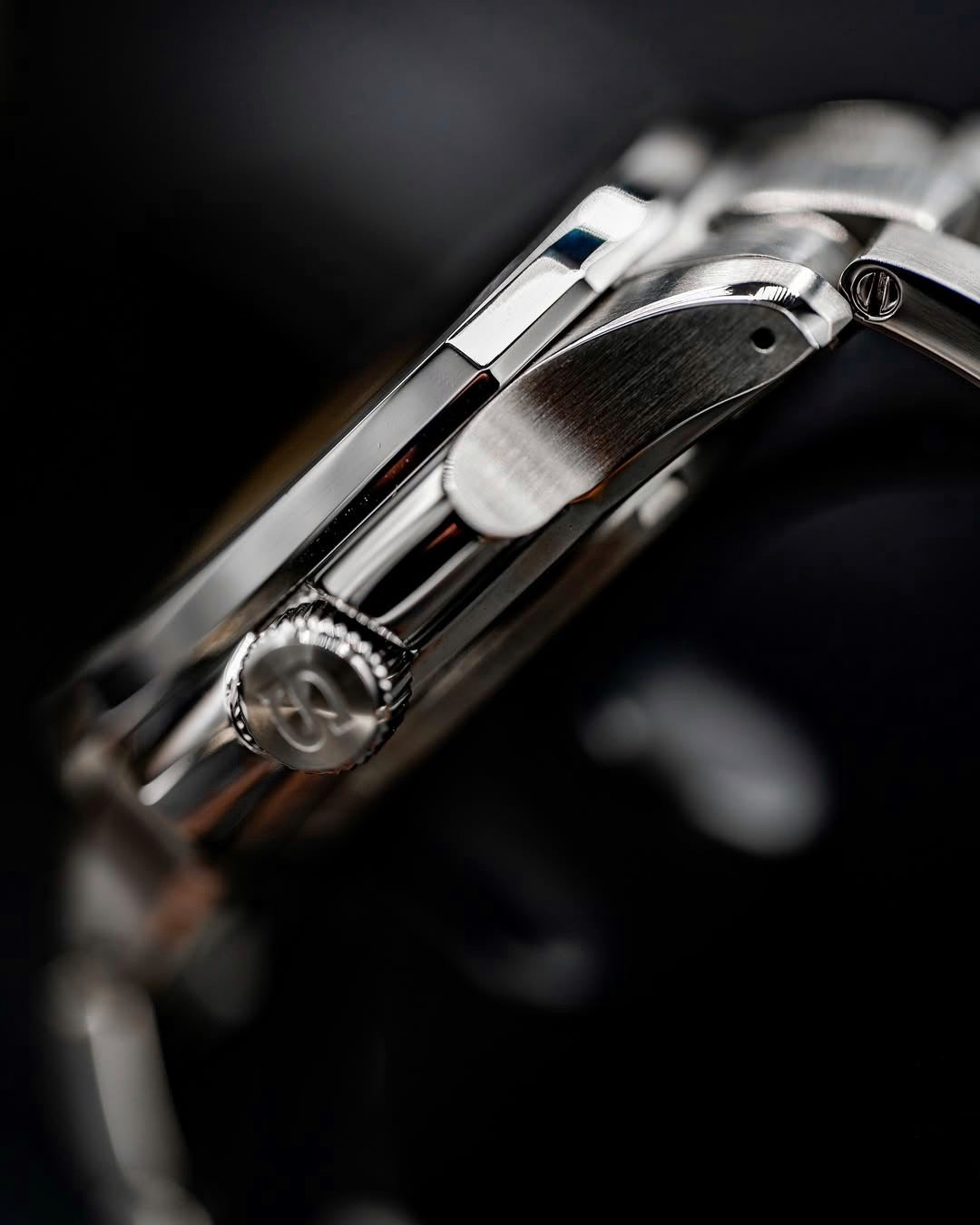 Case - SRPE NAUT. - Polished/Brushed Steel (With Case Back)