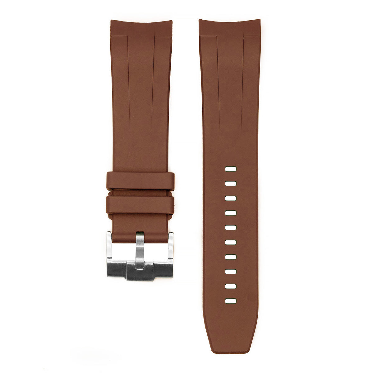 FKM Rubber Strap - SKX007/SRPD Classic - Brown