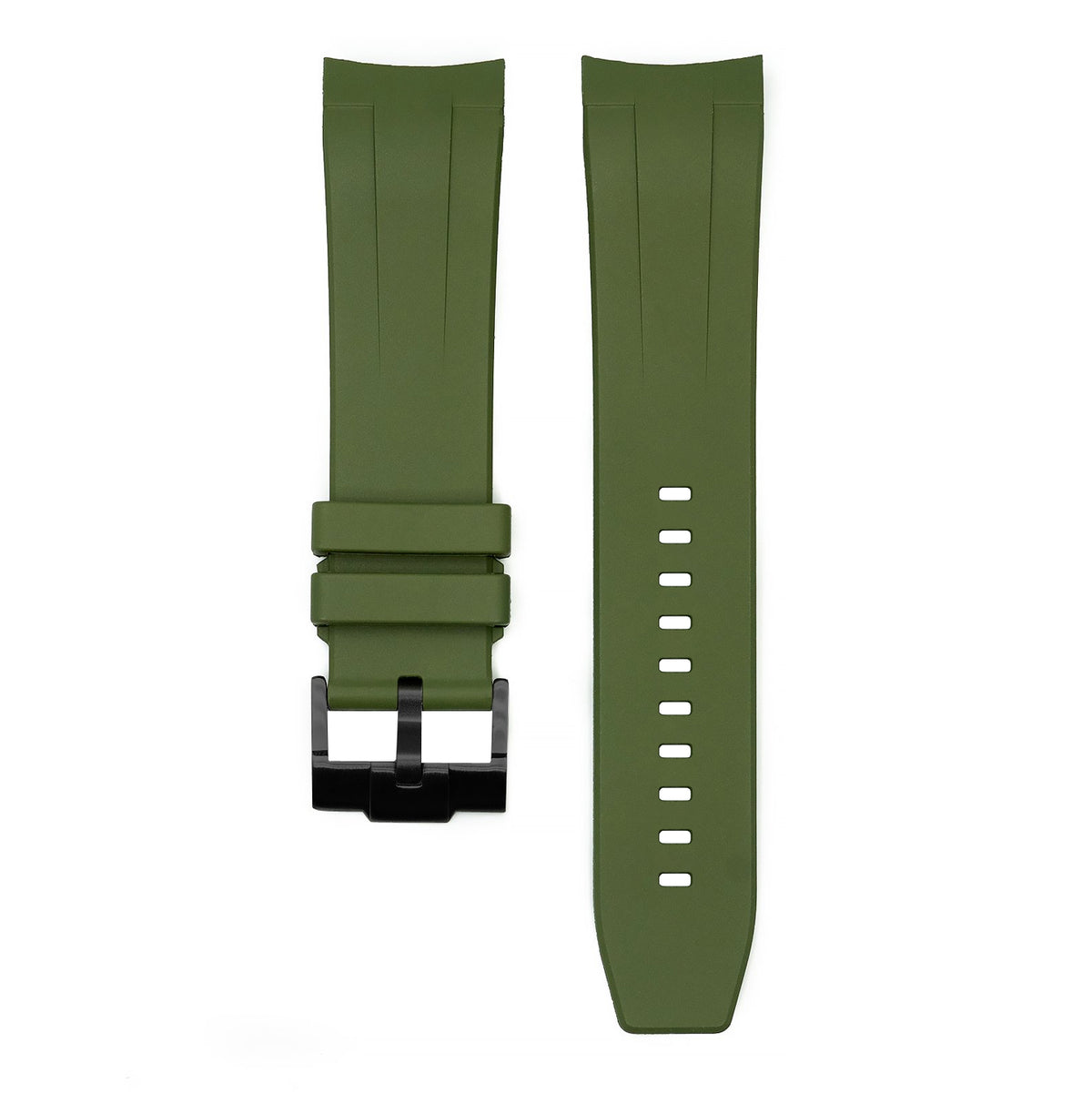FKM Rubber Strap - SKX007/SRPD Classic - Green