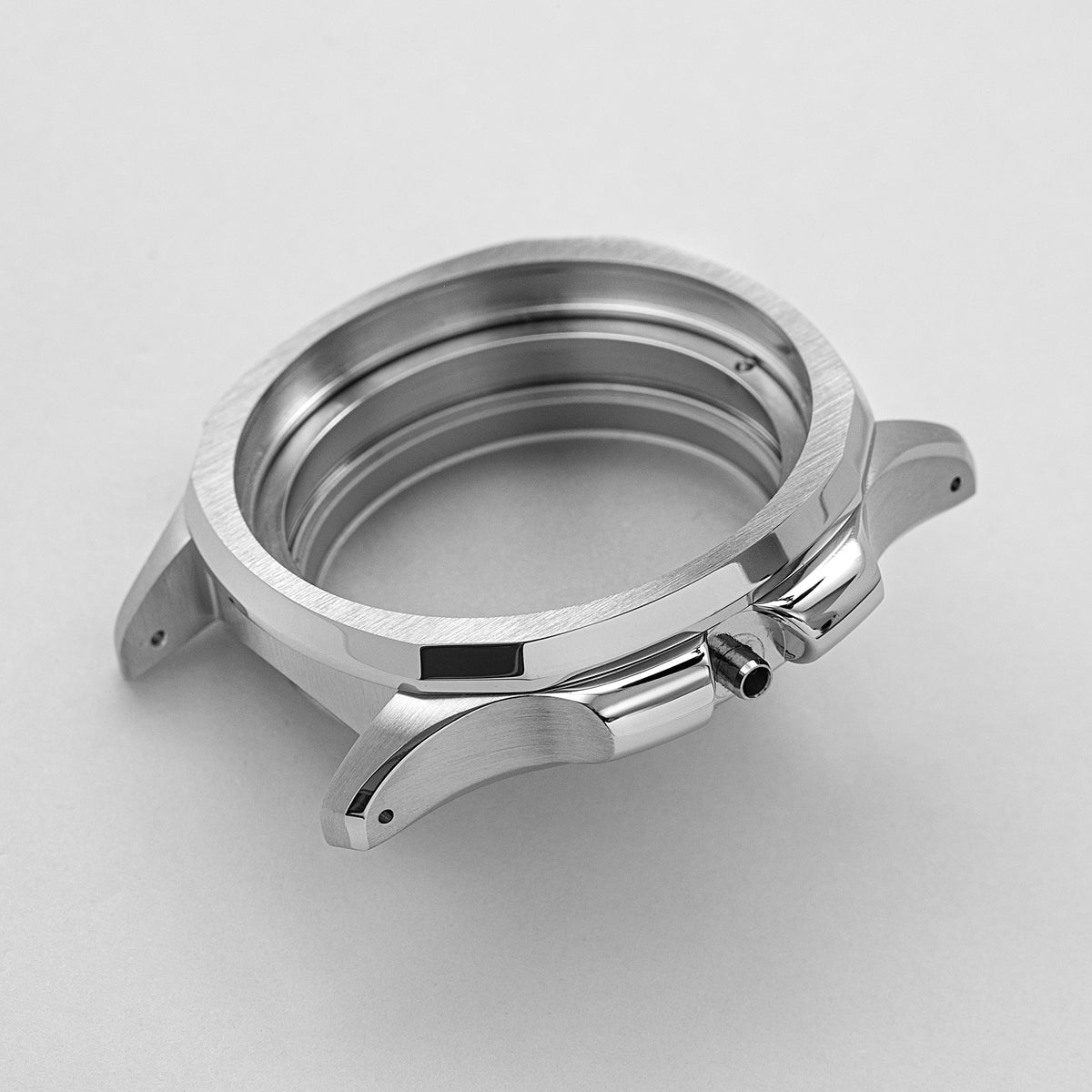 Case - SRPE NAUT. - Polished/Brushed Steel (With Case Back)