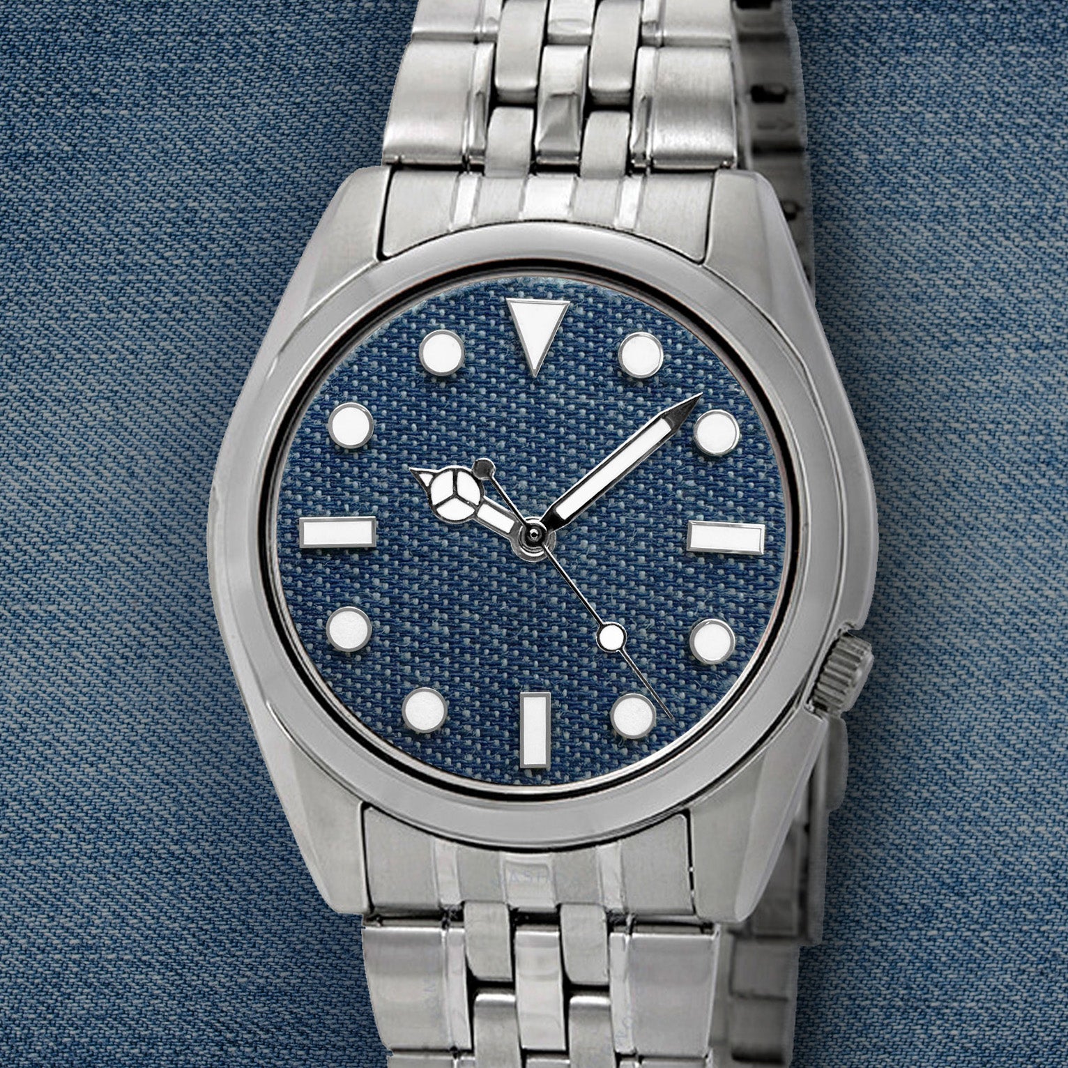 Dial - Handcrafted Series - Denim Blue - DLW WATCHES display picture 2