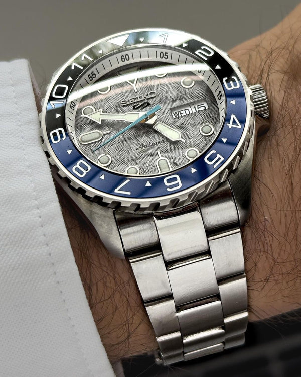 Bezel - SKX007/SRPD Turbine - Brushed Steel - DLW WATCHES