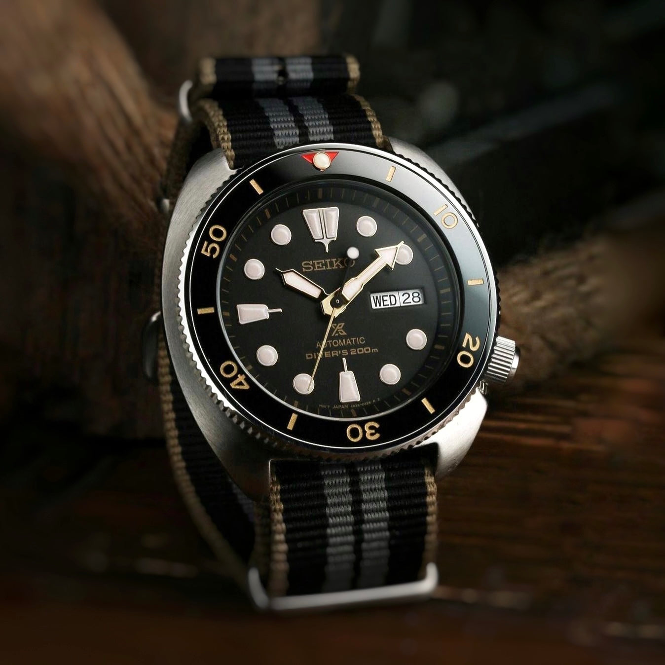 Ceramic Insert - SRP Turtle Red T Black X Gold