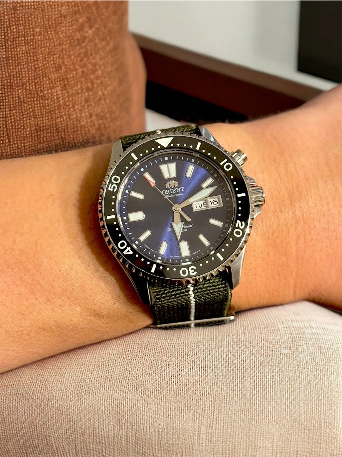 Mod Kamasu Bezel Insert Orient Kamasu Bezel Insert Polished Finish