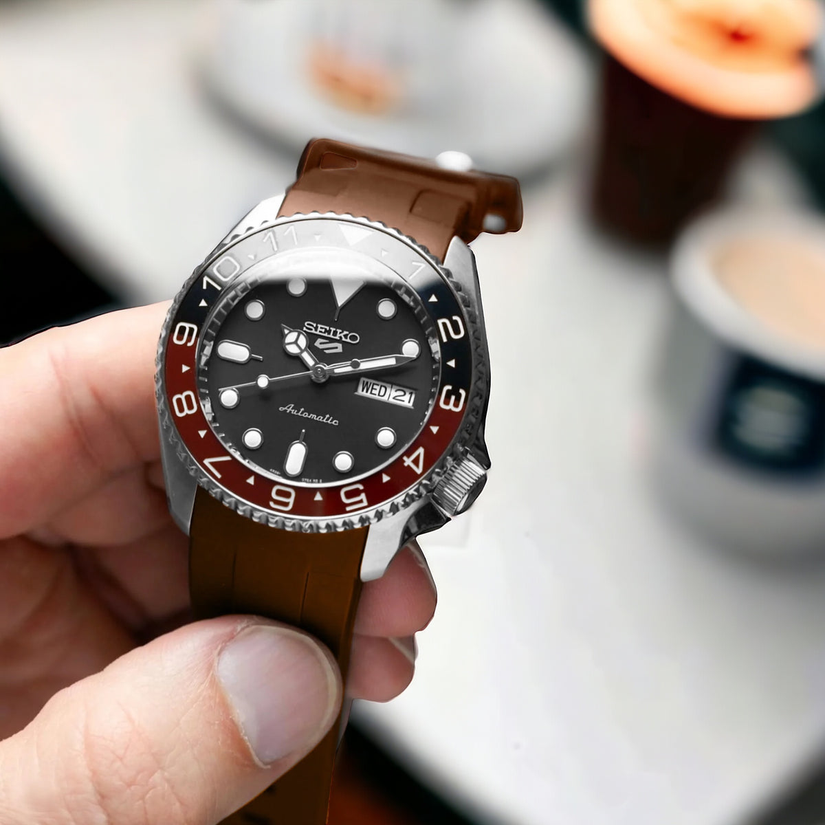 Ceramic Insert - 007 Dual Time Root Beer