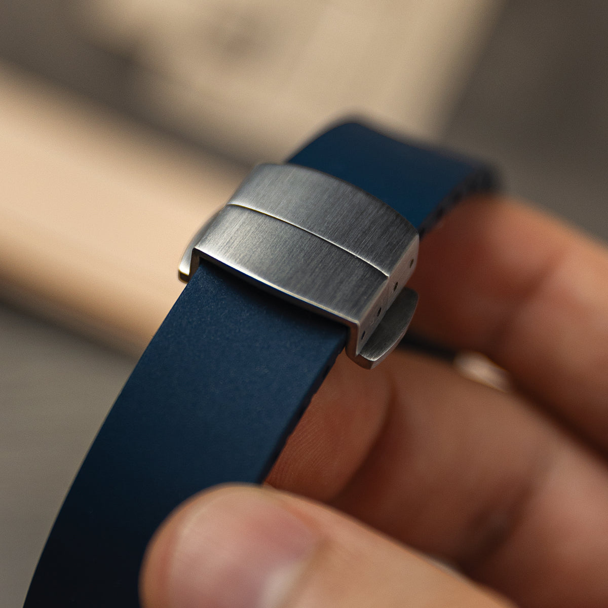 FKM Rubber Strap - CTS Classic - Navy Blue