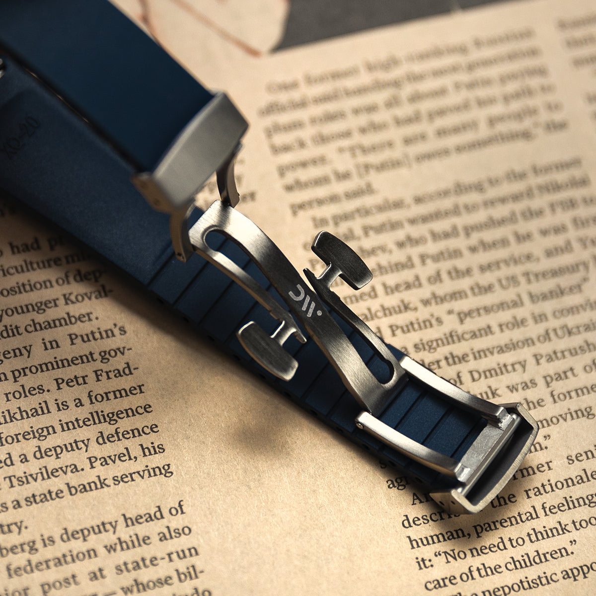 FKM Rubber Strap - CTS Classic - Navy Blue