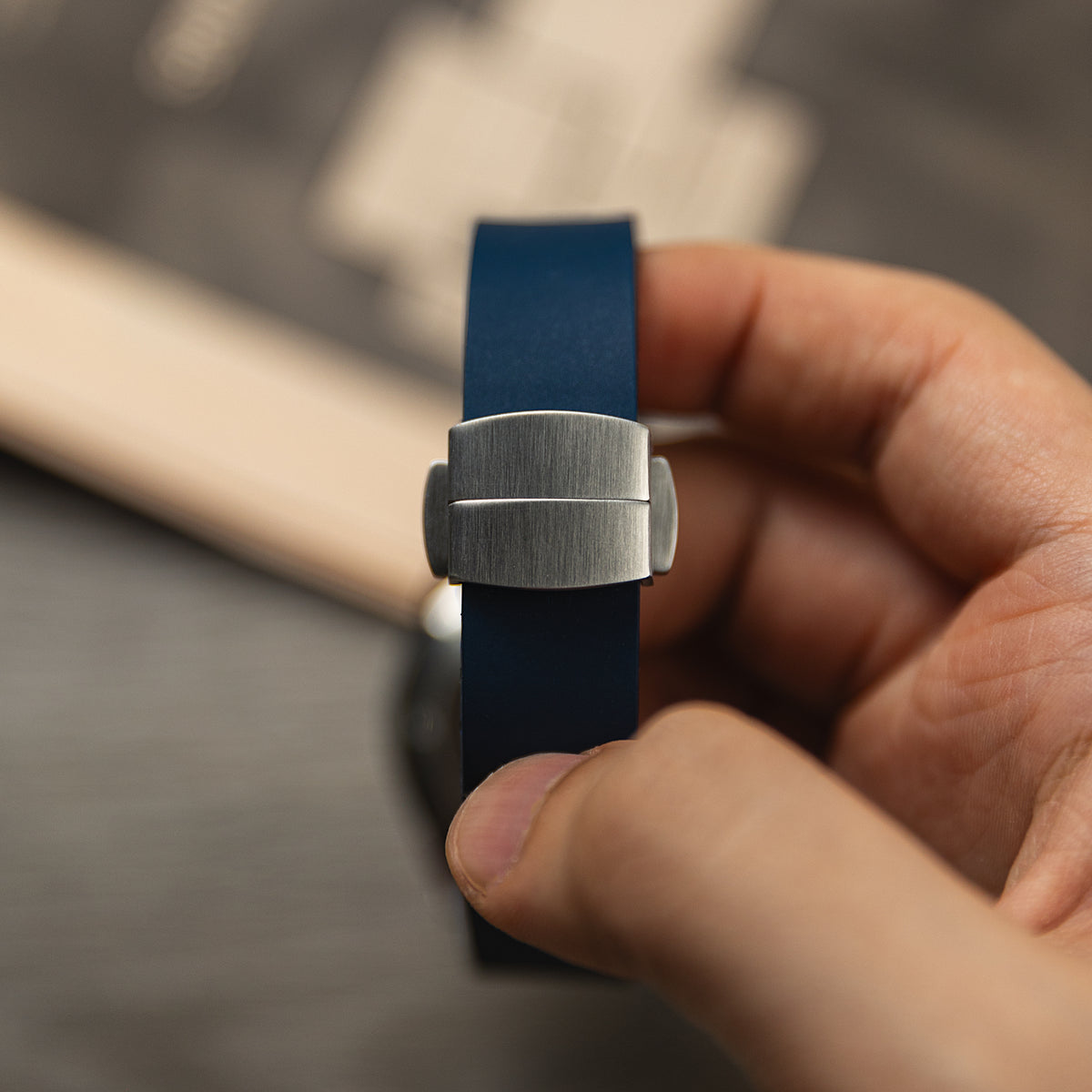 FKM Rubber Strap - CTS Classic - Navy Blue