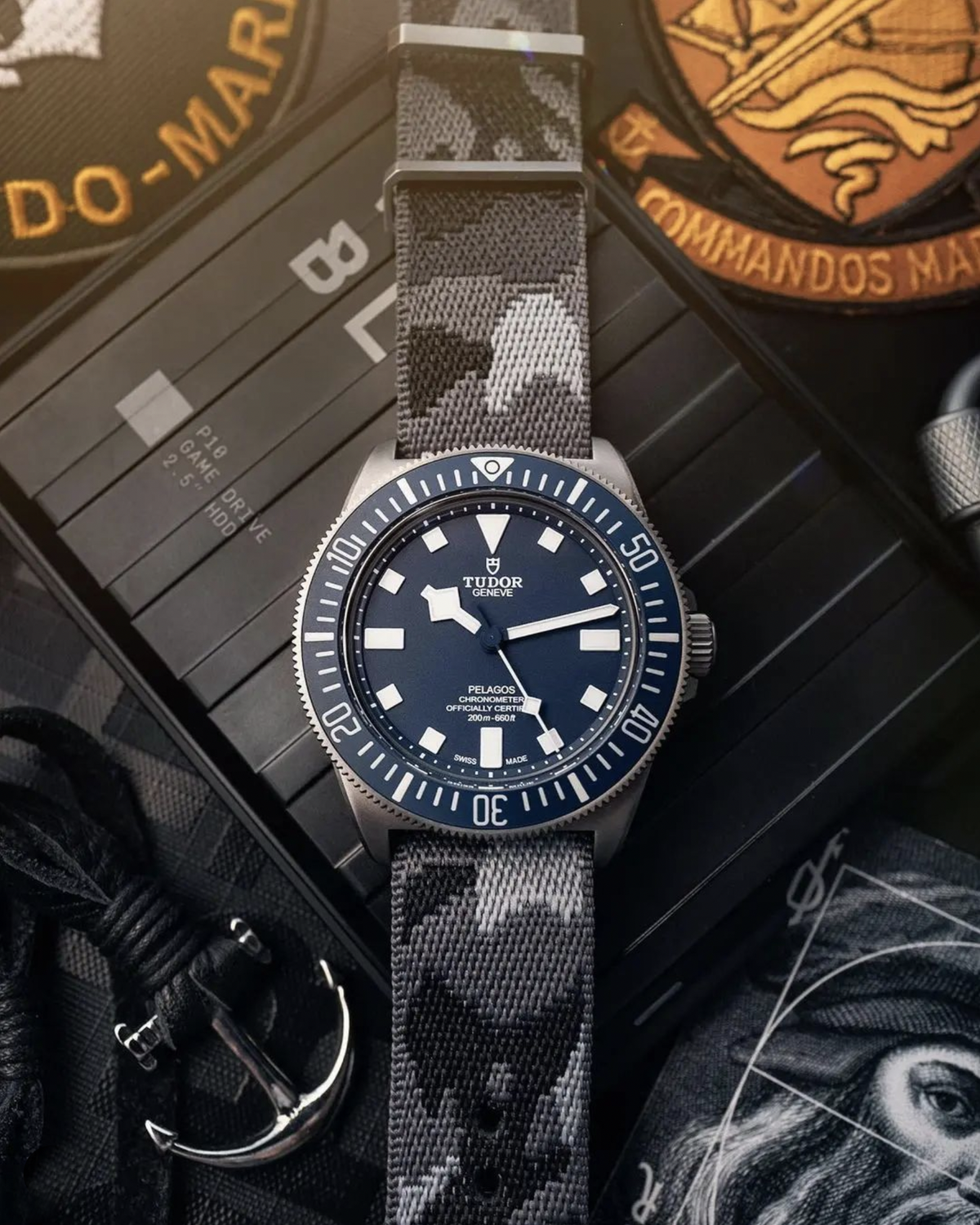 Woven Camo - Arctic - Single Pass