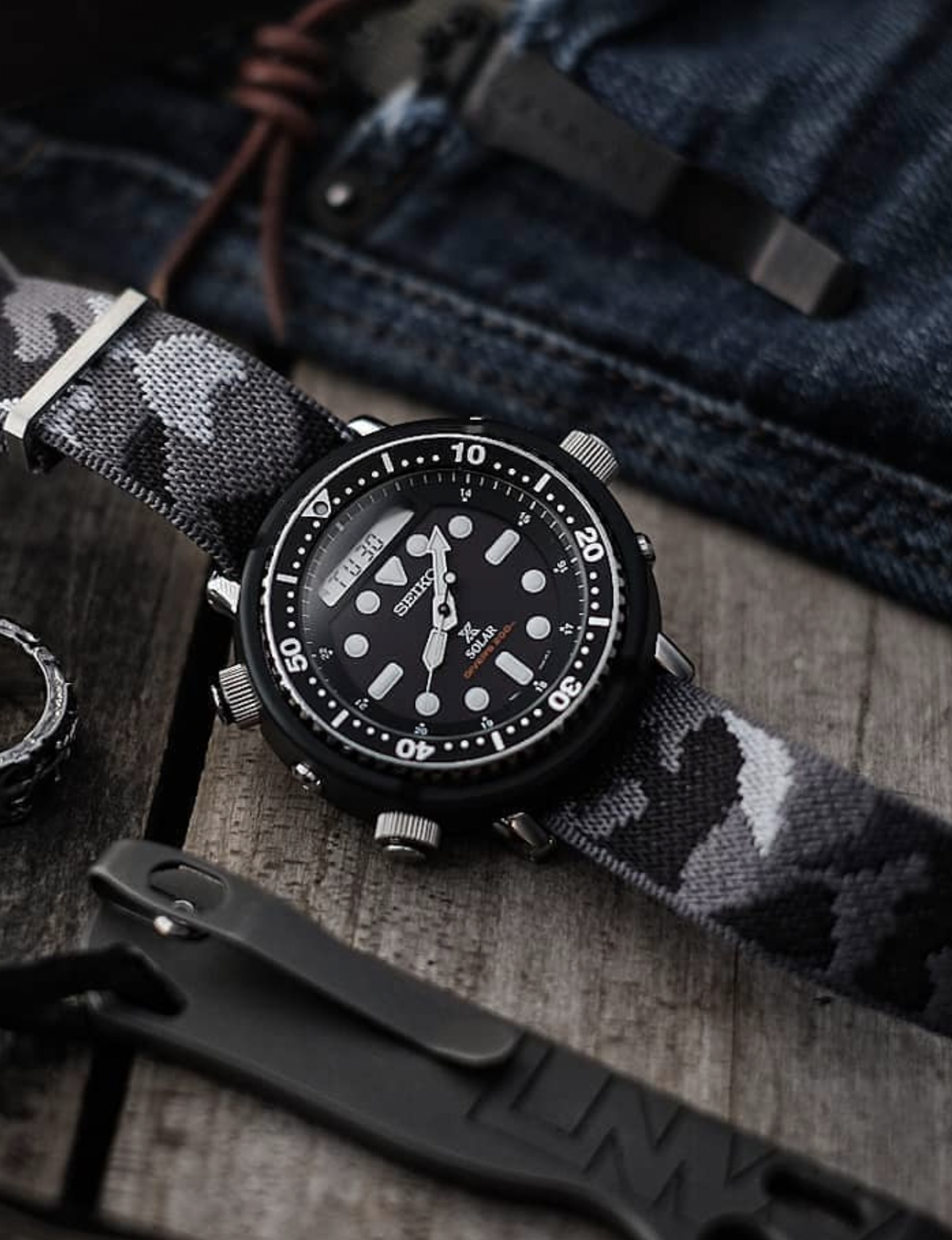 Woven Camo - Arctic - Single Pass