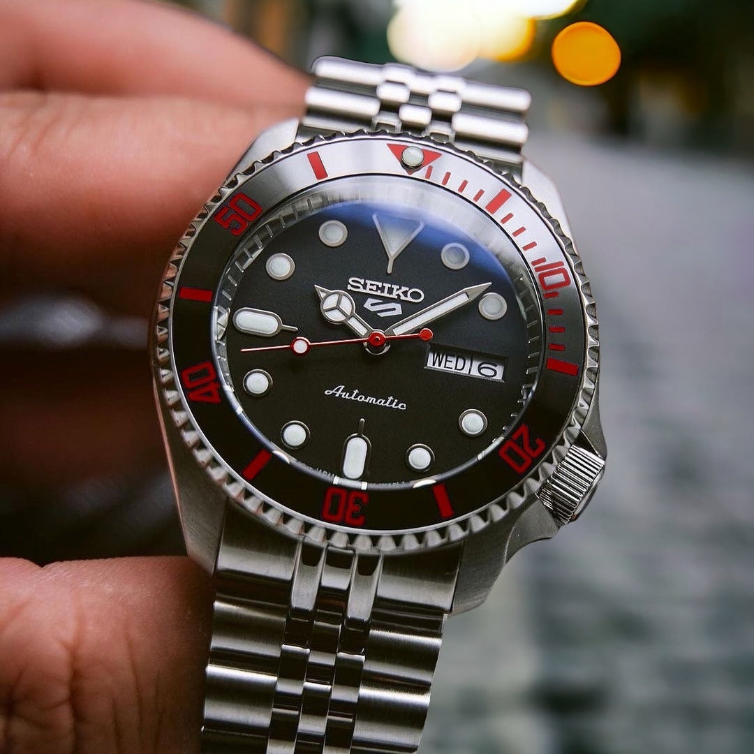 Ceramic Insert - 007 Sub Black X Red