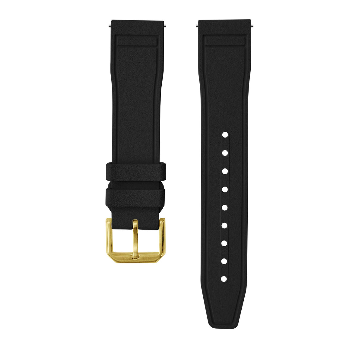 FKM Rubber Strap - Pilot - Black