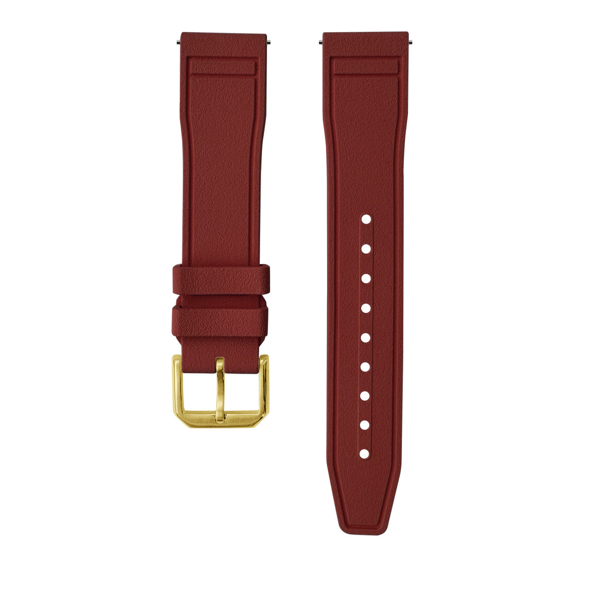 FKM Rubber Strap - Pilot - Maroon