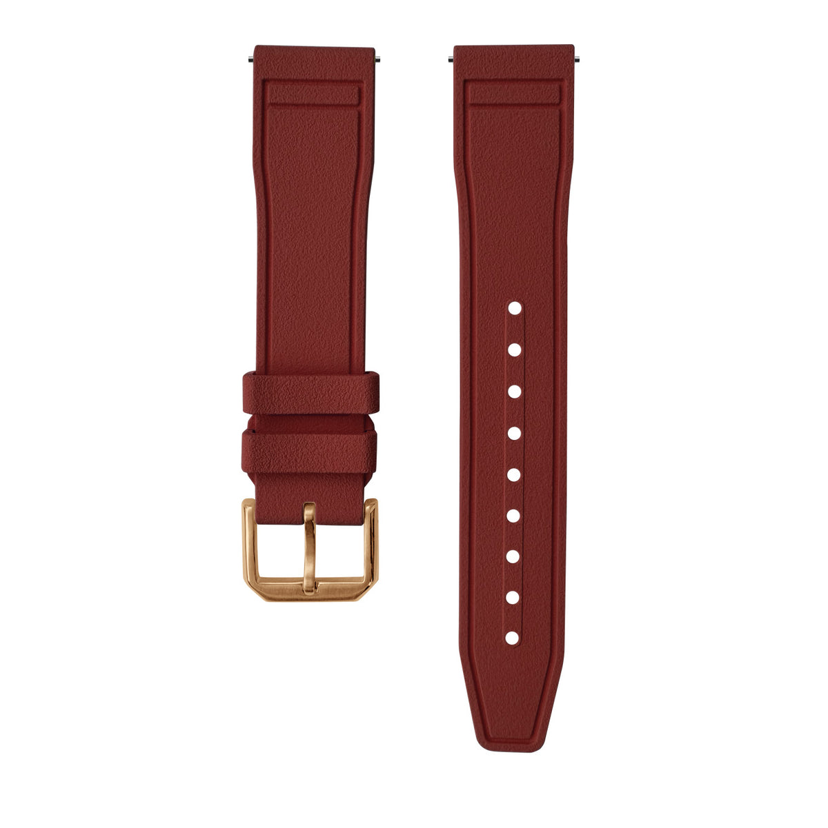 FKM Rubber Strap - Pilot - Maroon