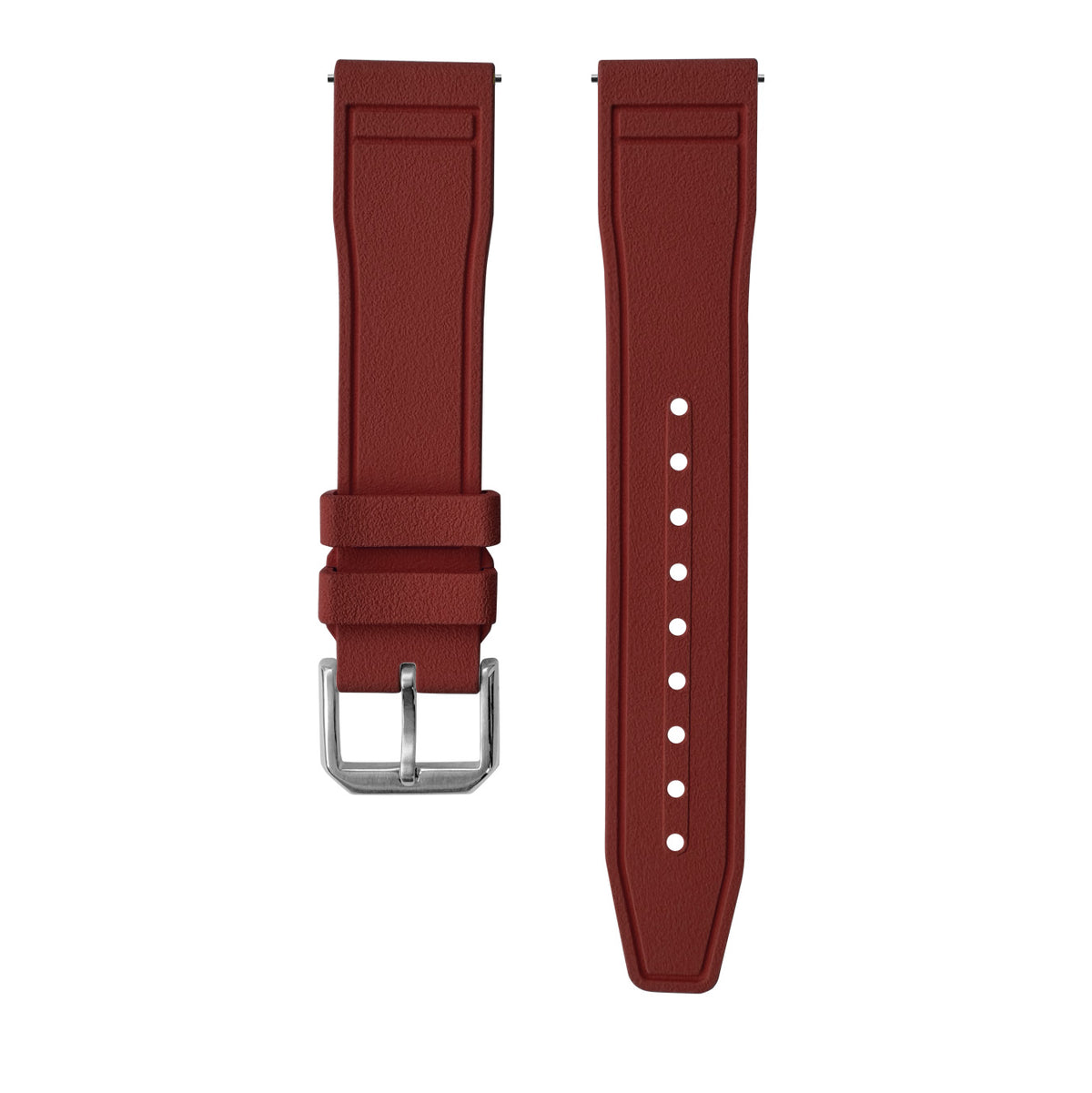 FKM Rubber Strap - Pilot - Maroon