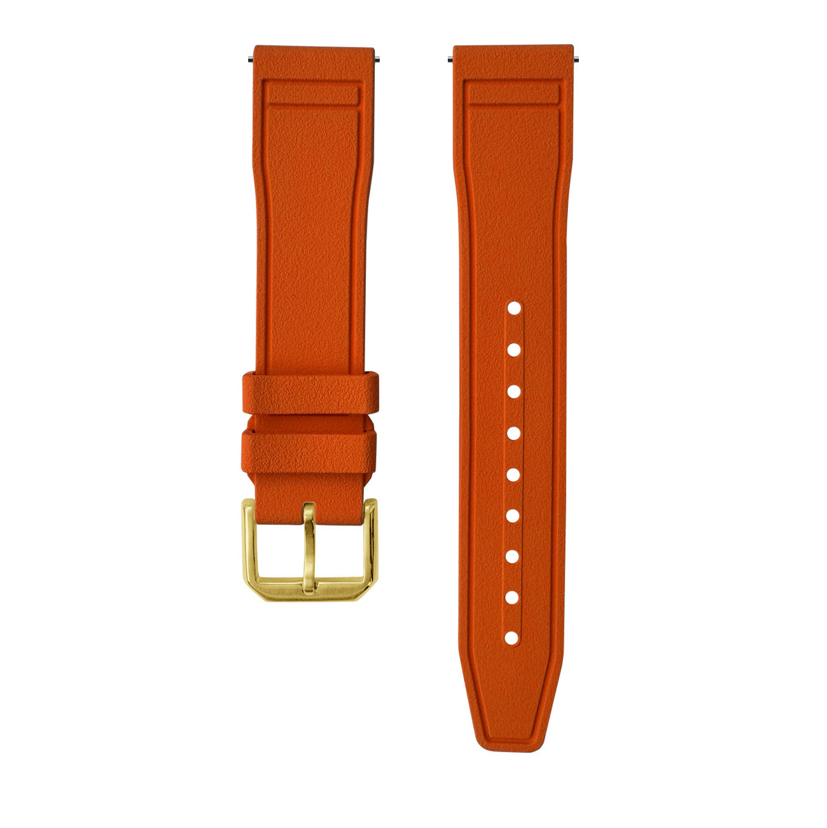 FKM Rubber Strap - Pilot - Orange