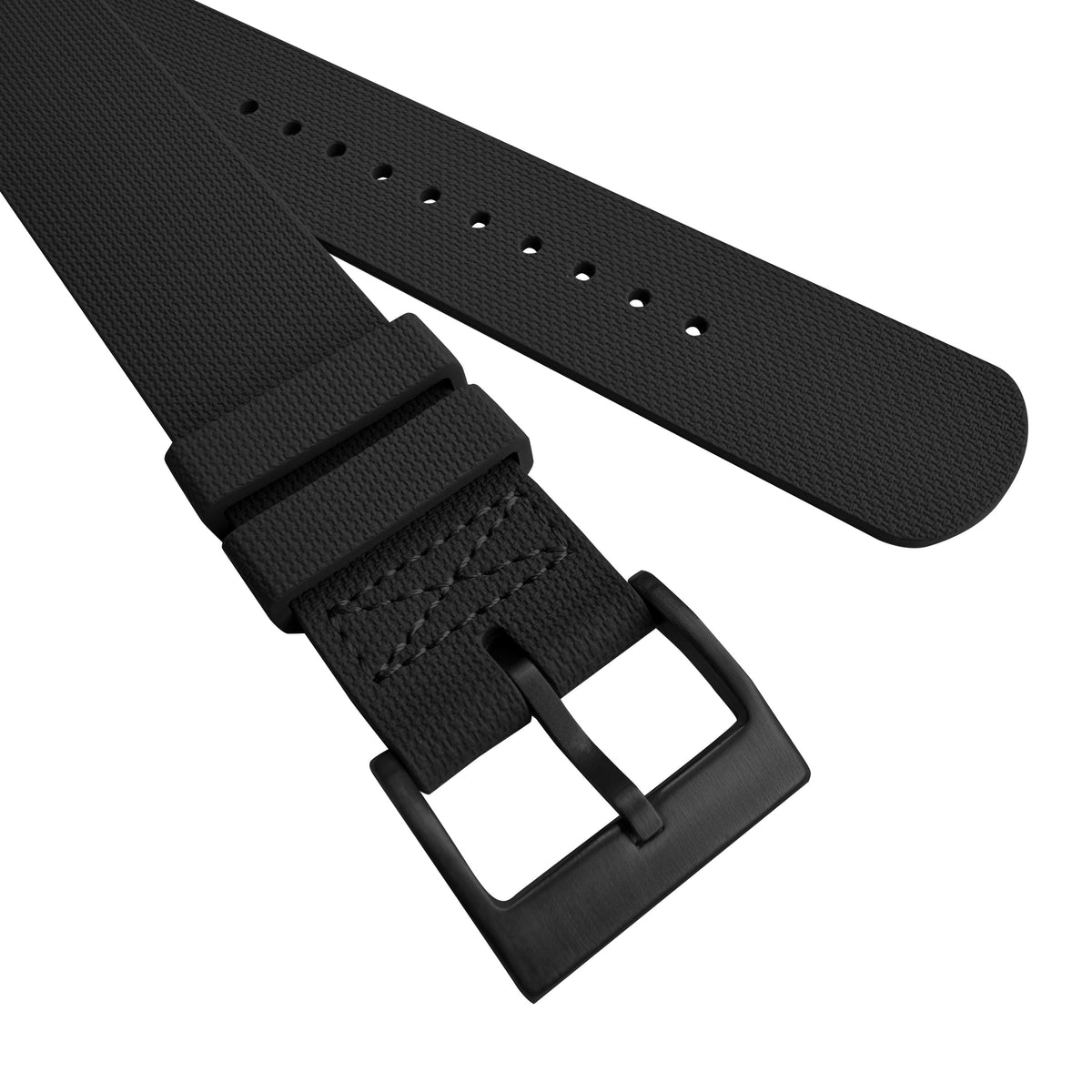 FKM Rubber Strap - Single Pass - Black