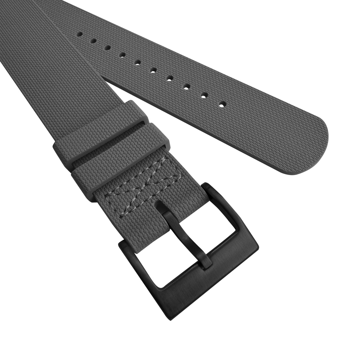 FKM Rubber Strap - Single Pass - Grey