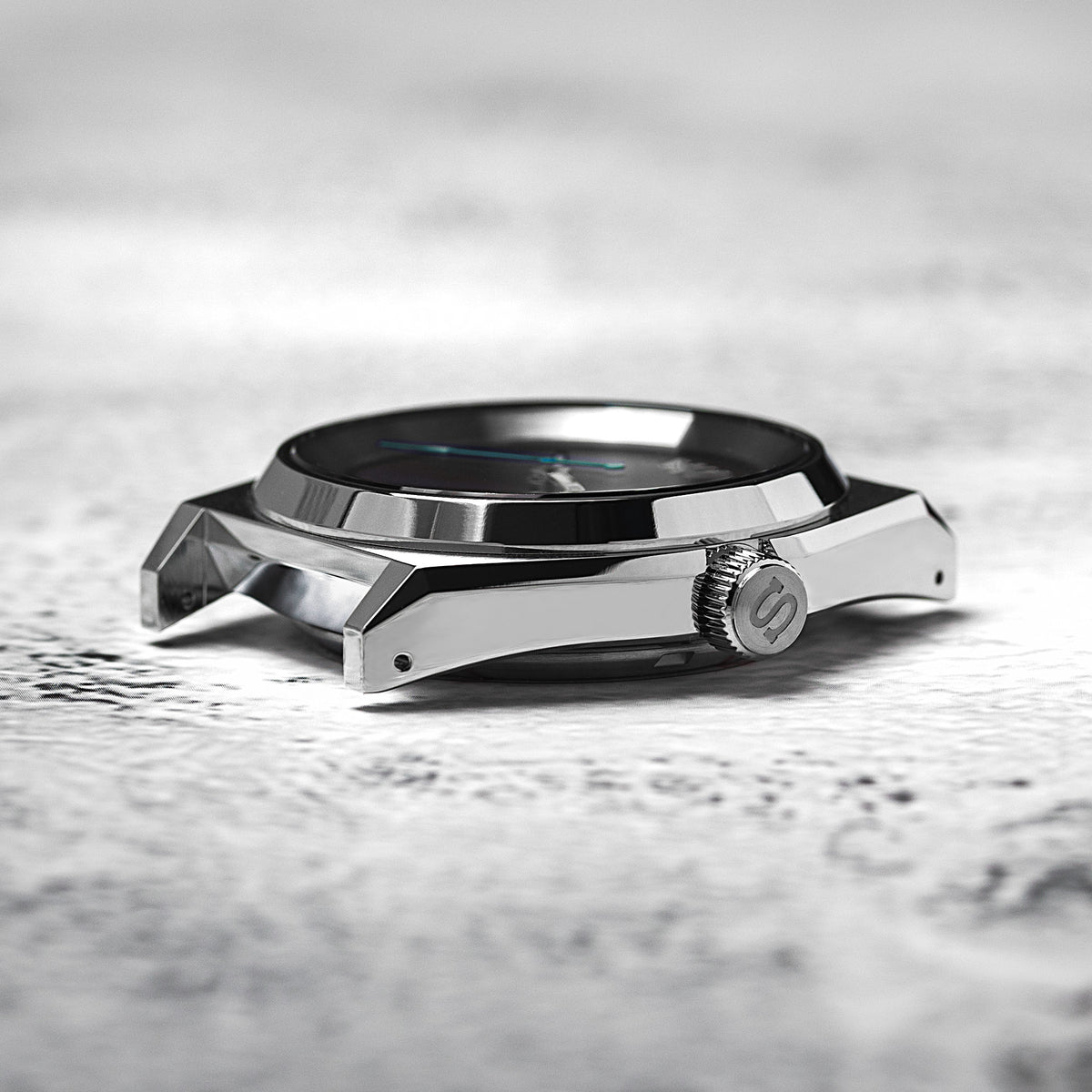 Case - SRPE S5 Vintage - Polished/Brushed Steel (With Case Back)