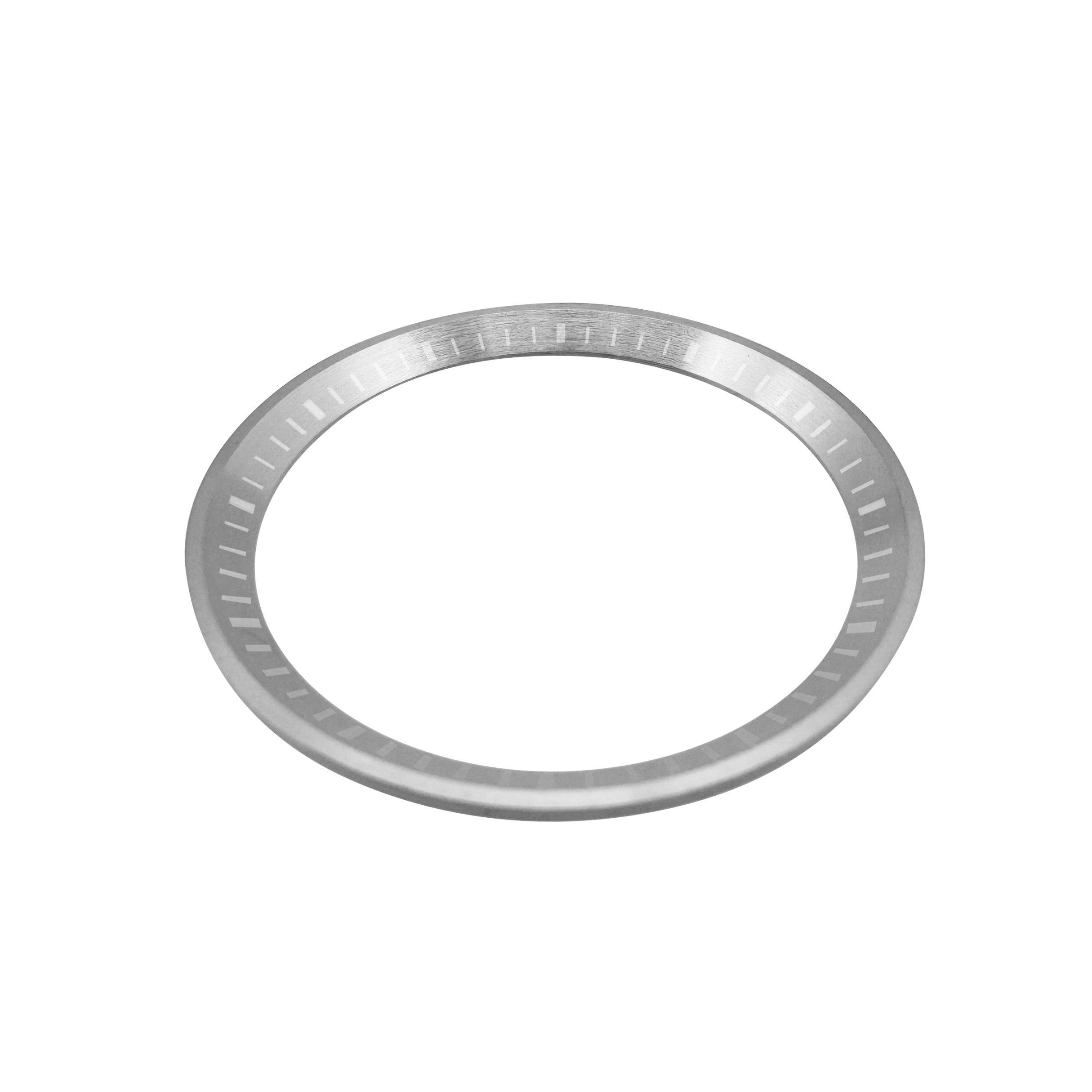 Chapter Ring - SRPE - Brushed Steel w Engraved Markers - DLW WATCHES