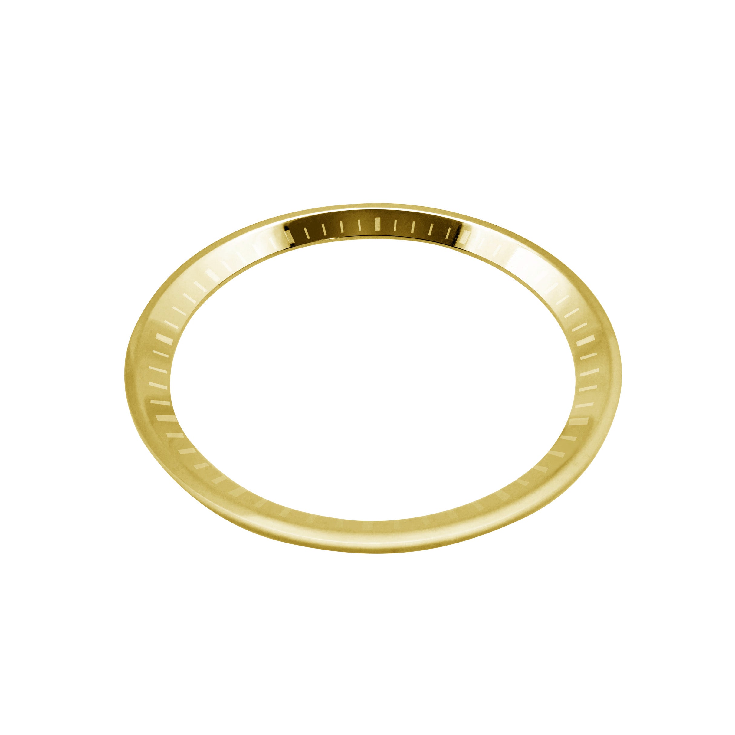 Unique Chapter Rings Chapter Ring - SRPE - Polished Gold w Engraved Markers - DLW WATCHES