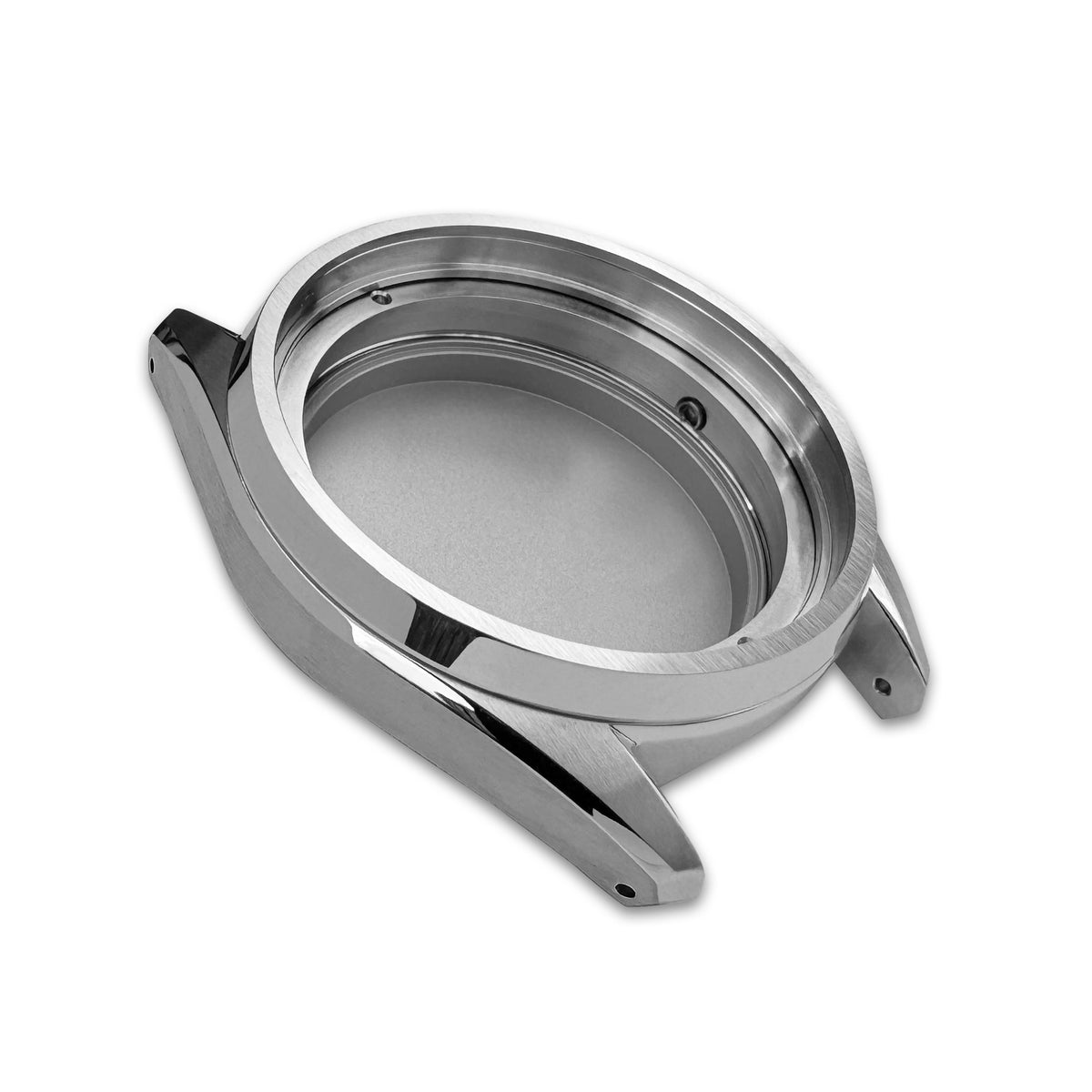 Case - SRPE GS EVO. - Polished/Brushed Steel (With Case Back)