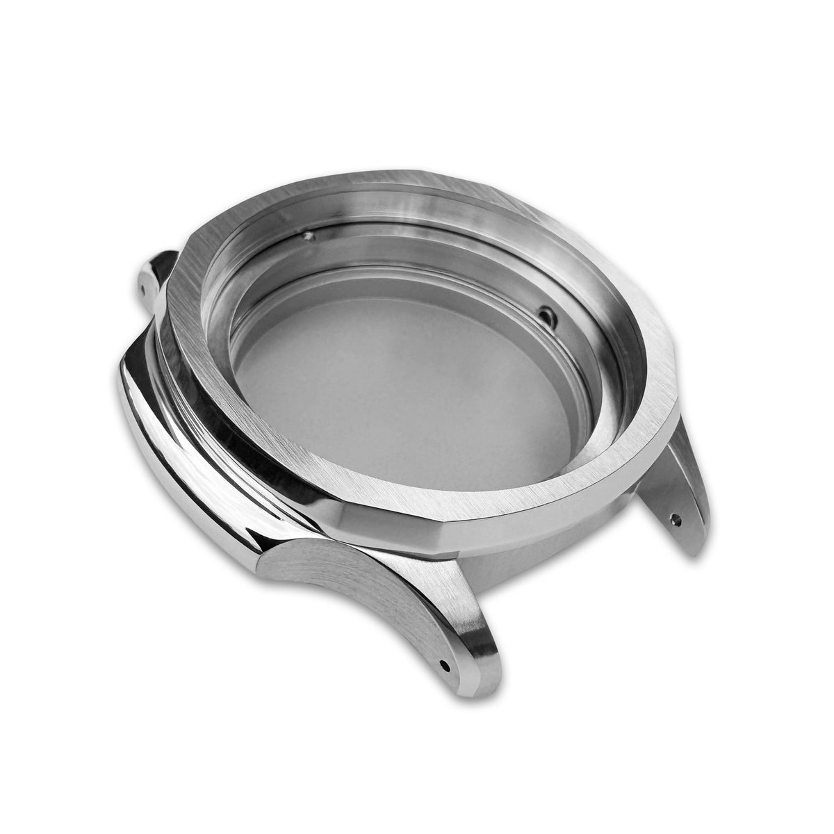 Case - SRPE NAUT. - Polished/Brushed Steel (With Case Back)