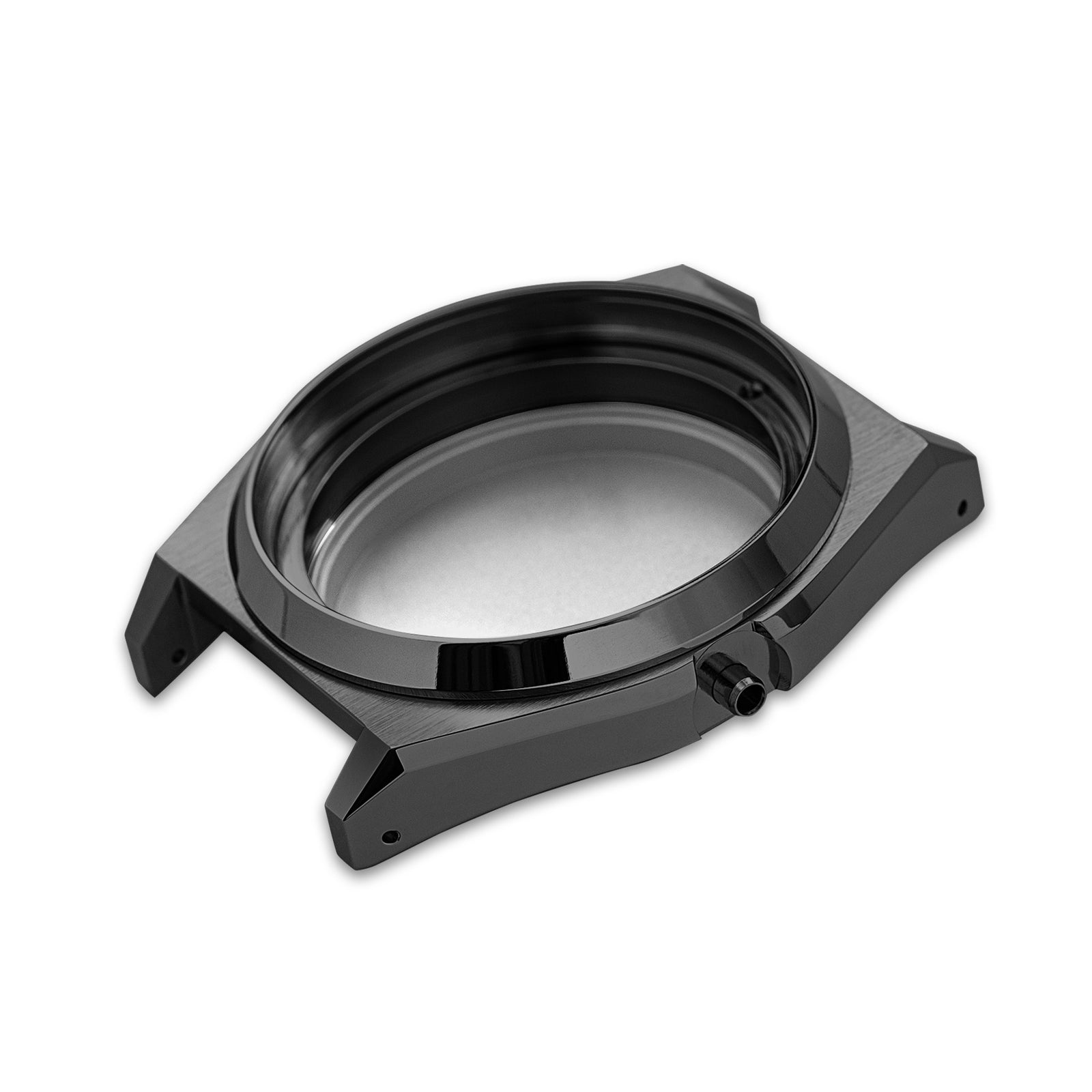 Case - SRPE S5 Vintage - Polished/Brushed PVD Black (With Case Back)