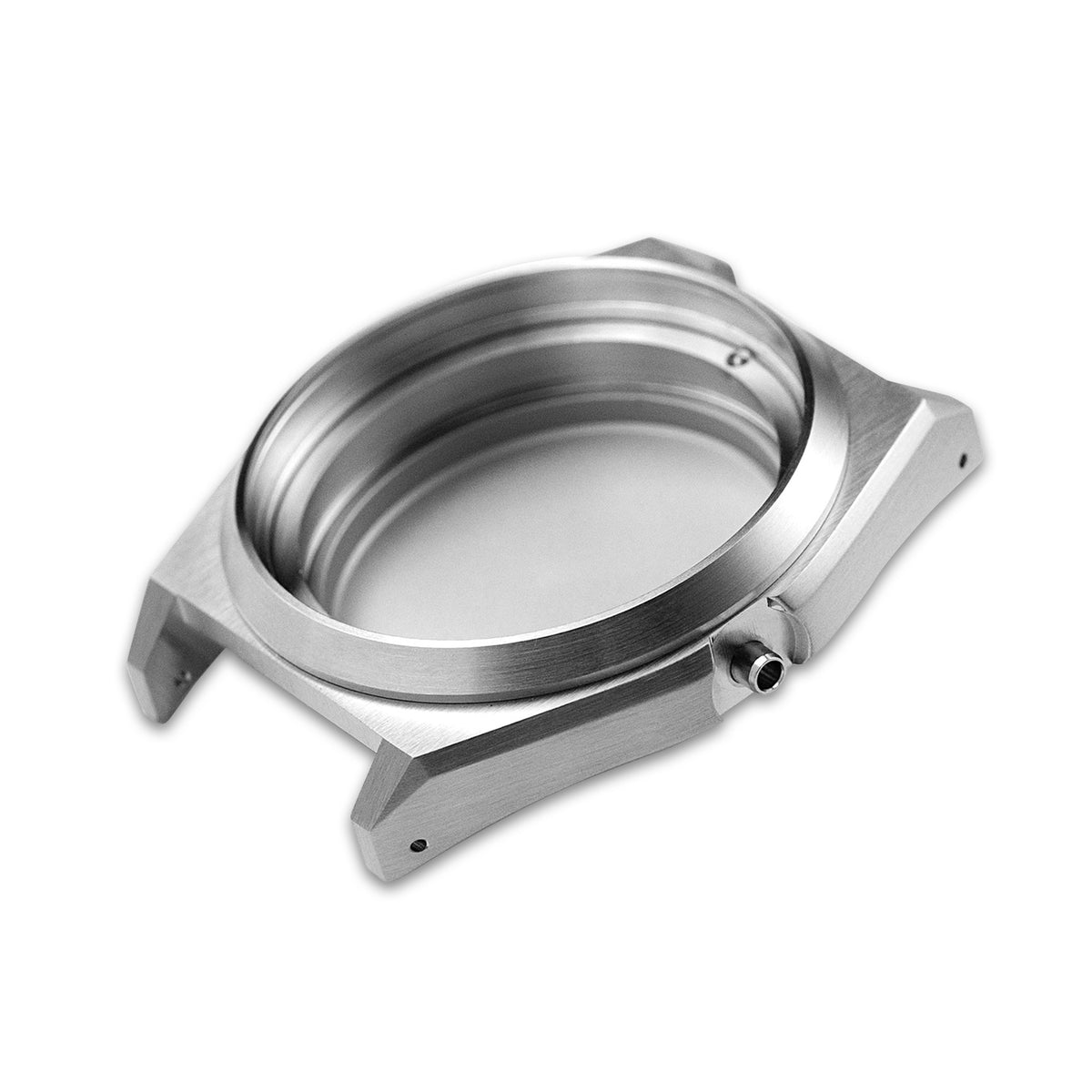 Case - SRPE S5 Vintage - Full Brushed Steel (With Case Back)