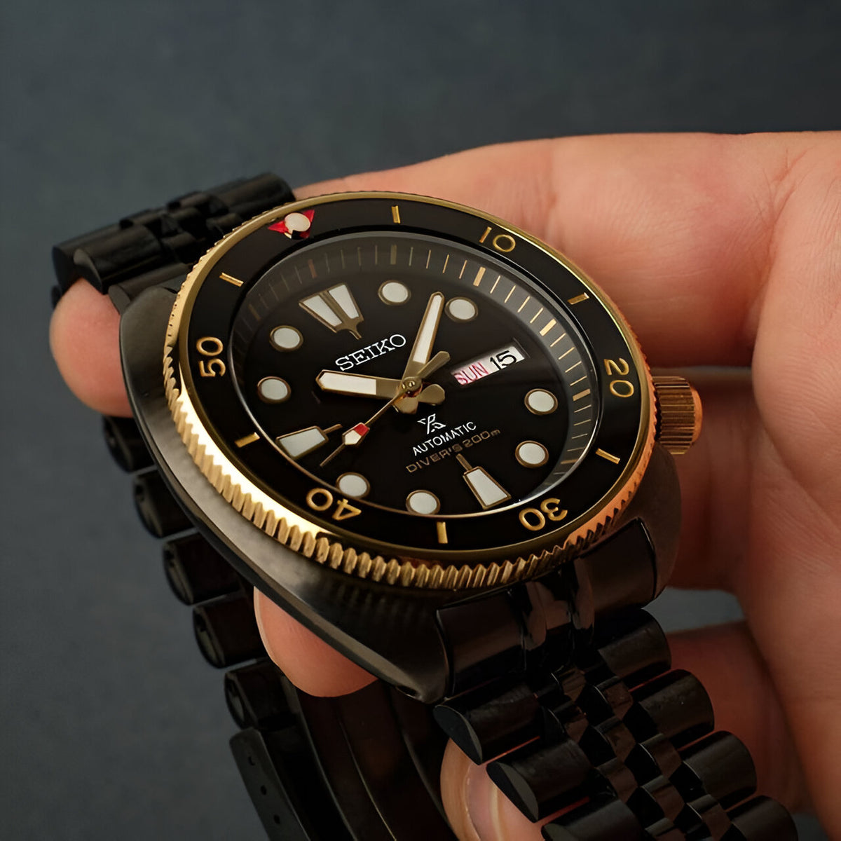 Bezel - SRP Turtle Coin Edge - Polished PVD Gold