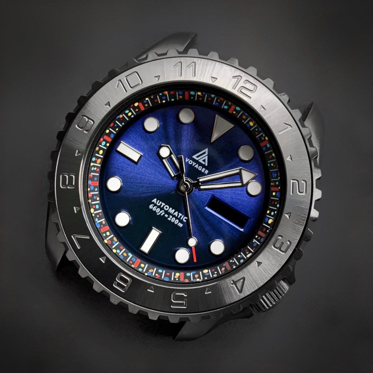 Chapter Ring - SKX007/SRPD - Handcrafted Series - Specks (Markers)