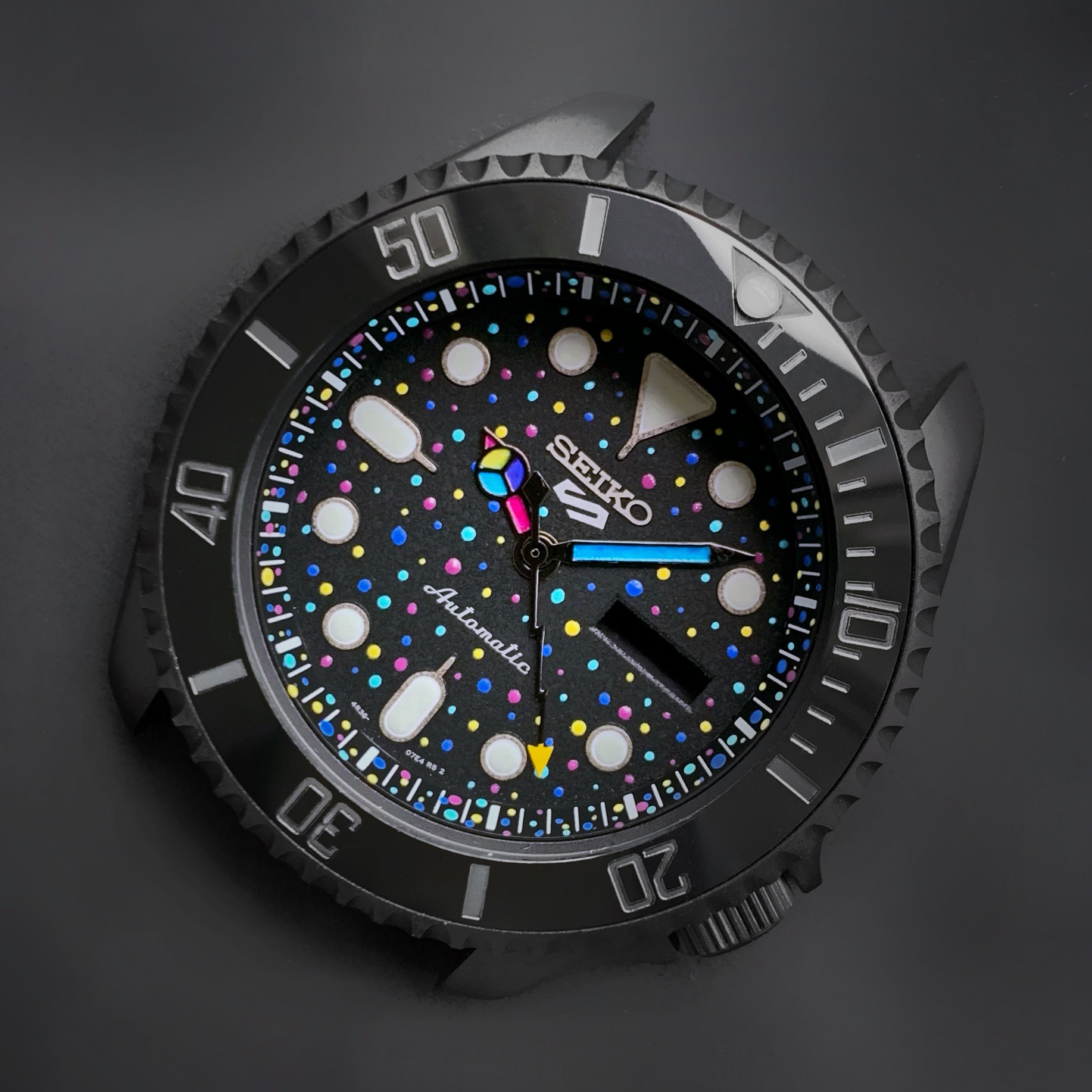 Chapter Ring - SKX007/SRPD - Handcrafted Series - Specks (Markers)