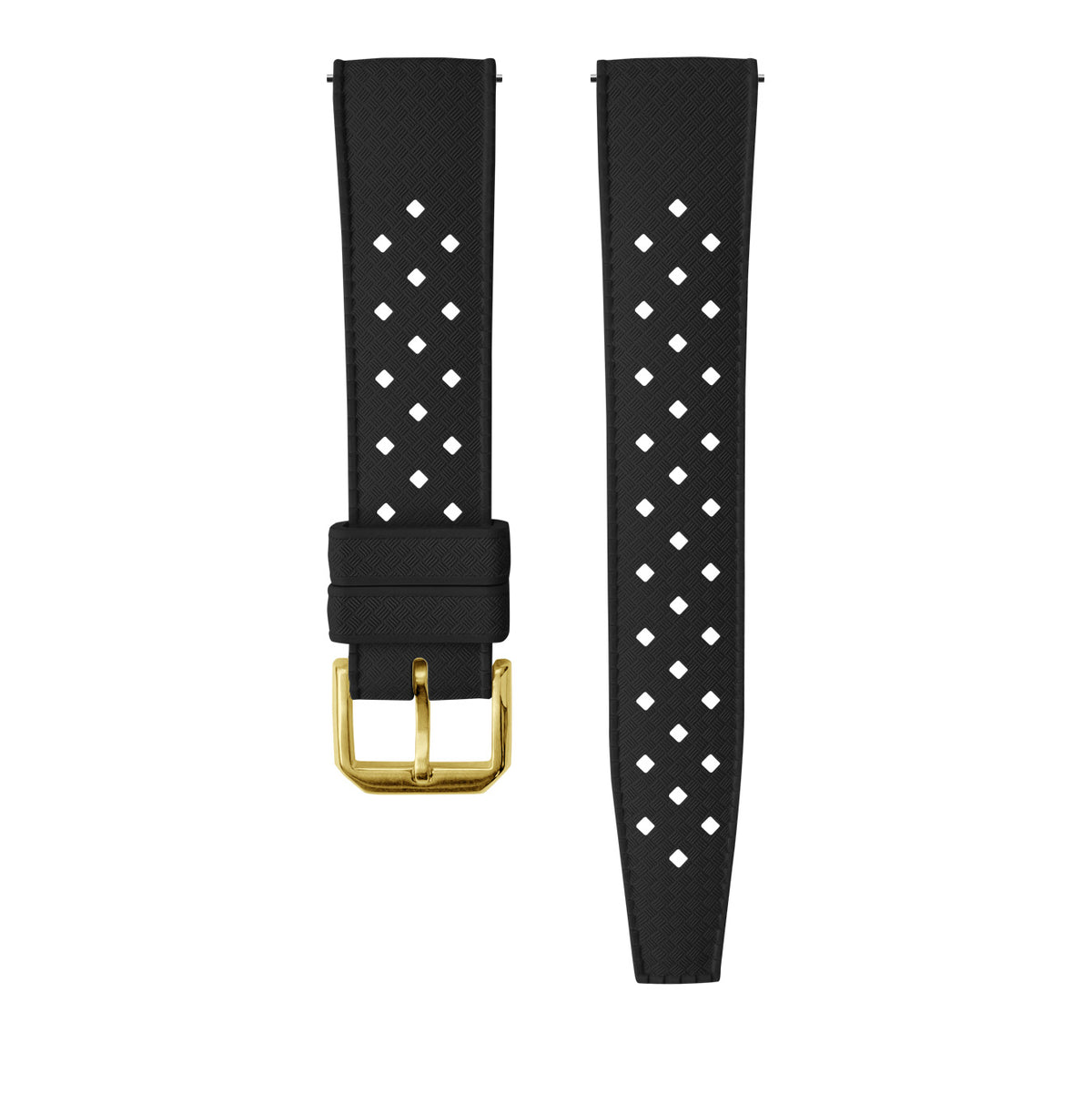 FKM Rubber Strap - Tropic - Black