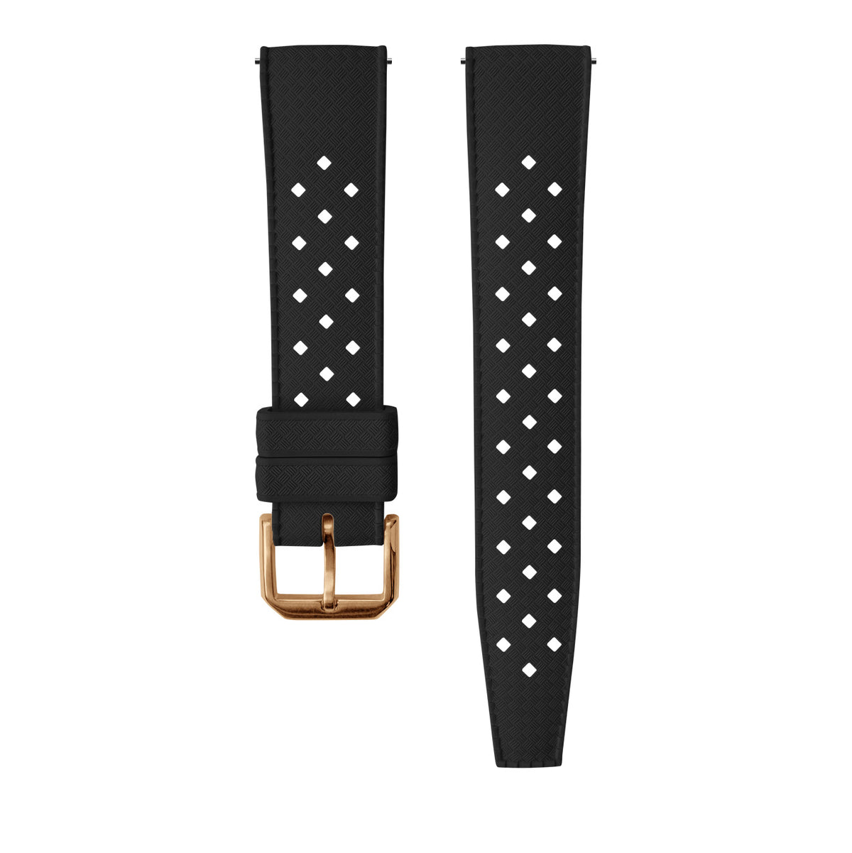 FKM Rubber Strap - Tropic - Black